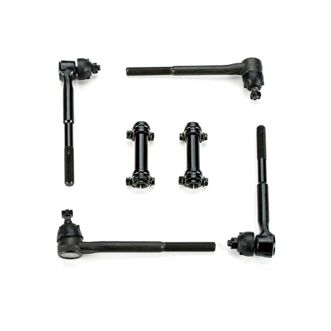 Totally Fresh Front End Suspension Rebuild Kit For 1969 1970 Pontiac Grand Prix showing black tie rod pieces and control arm components.