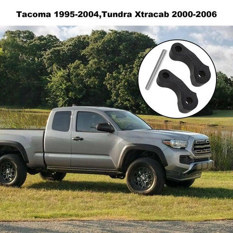 Rear Window Latch Hinge Pivot Replacement Kit for Toyota Tacoma First Gen Tundra Xtracab 1995 to 2004 and 2000 to 2006 in black