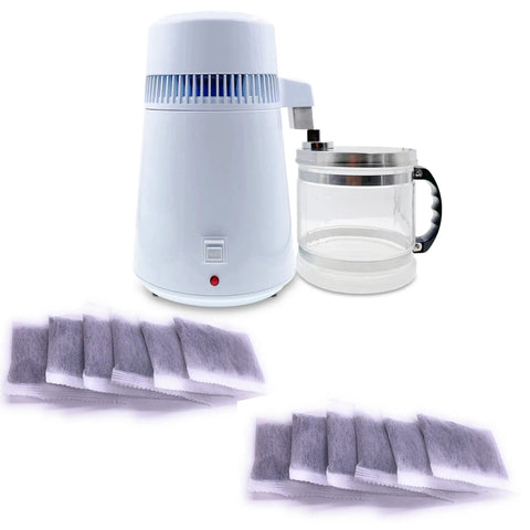 Replacement Activated Charcoal Distiller Filters For Megahome And Other Countertop Water Distillers, Coconut Shell Carbon