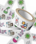 Science Sticker Roll For Kids 1000 Lab Labels In 2 Rolls 10 Chemistry Themed Designs For Classroom Rewards STEM Party Favors