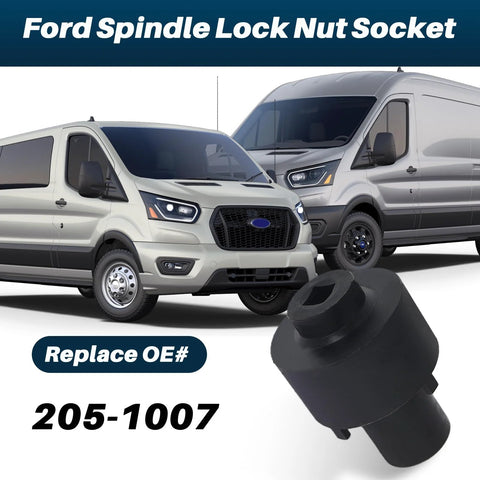 1083 Rear Axle Hub Bearing Spindle Lock Nut Socket Wrench Removal Tool For Transit From 2015 Through 2025 RWD with vans