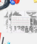 Open storage case showing assortment of Woodruff Key Set Carbon Steel Semicircle Keys 135 Piece Kit M2 To M10C Precision Small Keyways