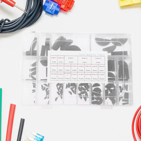 Open storage case showing assortment of Woodruff Key Set Carbon Steel Semicircle Keys 135 Piece Kit M2 To M10C Precision Small Keyways