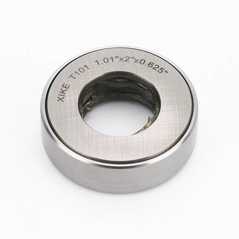 2 Pack T101 904A1 Thrust Tapered Roller Bearing, 1.01 Inch ID x 2 Inch OD x 0.625 Inch Width, Chrome Steel, High Strength