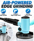 Top Tier Pneumatic Air Angle Grinder 4 Inch Metal Grinding And Polishing Workhorse with compact right-angle head for edge grinding.