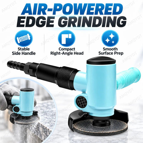 Top Tier Pneumatic Air Angle Grinder 4 Inch Metal Grinding And Polishing Workhorse with compact right-angle head for edge grinding.