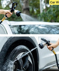 Heavy Duty Fireman Style Hose Nozzle With 8 Spray Patterns Metal Water Nozzle used for car washing with high pressure