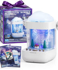 Hands On 3 In 1 Weather Station Toy For Kids Ages 6 To 8, Eight Weather Modes Weather Lab STEM Kit For Curious Young Meteorologists, Kid Approved Fun Educational Science Toy, white desktop unit with box