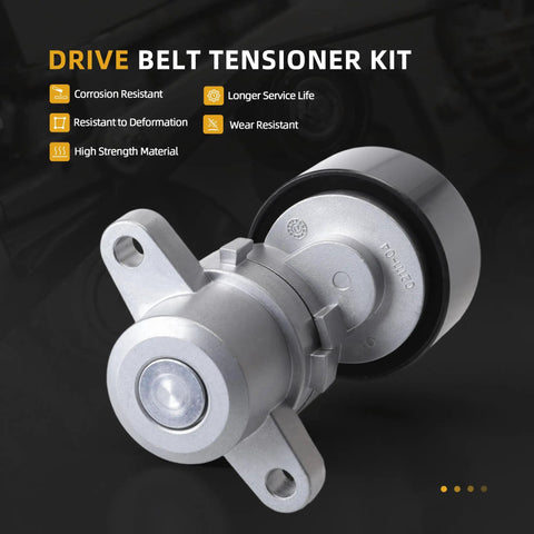 Heavy Duty Serpentine Belt Tensioner Idler Pulley Kit Replaces 90K-39155 For Nissan Altima Maxima Murano 3.5L V6 Engines Smooth Ride And Reliable Performance No More Squeaking Or Slipping