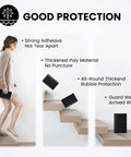 Woman holding Black Bubble Mailers 4x8 Inches, 100 Pack Waterproof Padded Envelopes With Self Seal Usable 4x7 Inner Size
