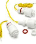 Liquid Level Sensor Float Switch For Fish Tank DIY Kit with PP plastic M8 ball float, 30 cm cable, 19x16.5 mm float ball