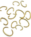 Gold Pocket Watch Bows Set Mixed Sizes 4mm To 10mm Pack Of 12 For Repairs and Watchmaking Parts, scattered view