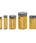 Premium Alkaline Batteries 108 Count Real Deal Variety Bundle Featuring Aa Aaa C D And 9V Cells, assorted sizes for electronics.