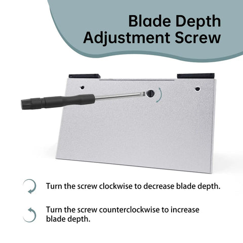 Slick Retractable Mat Cutter Featuring Drop Dead Easy Depth Knob And Hella Sharp 45 Degree Bevel Blade For Hassle Free Framing Custom Artwork And Picture Frame Mats Up To Eight Ply