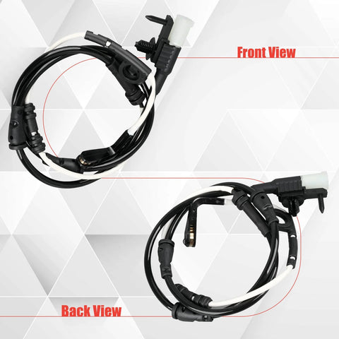 Sianxaido LR084071 rear brake pad wear sensor wiring harness with connectors, front and back views