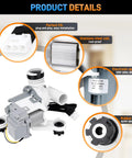 Heavy Duty Washer Drain Pump Assembly Built For Fast No Sweat Repairs On Household Machines with stainless steel coil and plug.