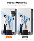 Wireless Doorbell Cam With Base Station, 5MP Super HD Door Cam, 165 Degree Wide View To See From Head To Toe comparison chart
