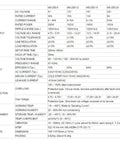 Specification sheet for 200W 24V Switching Power Supply Mini Size For LED Projects And DIY Electronics With 5V 12V 15V 48V Output Options 24V Input High Efficiency Ac Dc Led Power Adapter Ms Series Compact Design.