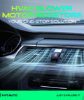 Slick Plug And Play AC Heater Blower Motor Resistor For Ford Explorer Ranger image showing HVAC controls with airflow in cabin.