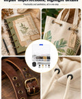 Built Dang Tough 420 Leather Grommet And Eyelet Kit With Three Heavy Duty Steel Punches For Canvas Tarps And Upholstery Makeovers Hits The Nail Right On The Head in use with notebooks, bags, and belts.