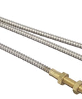 Diffuse-Mode Pro-Grade Glass Fiber Optic Assembly With Bifurcated Emitter And Receiver Ends, 5/16-24 UNF Brass Tip, Stainless Steel Sheath