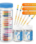 Complete 17 Parameter Drinking Water Test Strips With Two Bacteria Detection Kits For Home Well Tap And Floodwater Testing in kit form.
