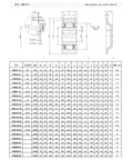 Heavy Duty Backstop For Speed Reducers Compatible With FXM Series Gears dimensions and specifications chart for industrial use.