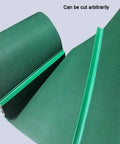 Heavy Duty Climbing Conveyor Belt Crafted From Tough PVC Rubber With High Rise Wave Baffles For Non Slip Grip And Smooth Sailing Through Food Sorting Or Industrial Transport Workloads 3.9X16.4 Feet rolled for easy storage and cutting.