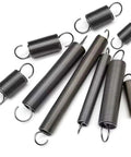 Top Shelf Heavy Duty Extension Spring With Dual Hook Design 5X31X500mm Stainless Steel Tension Puller arranged in various lengths.