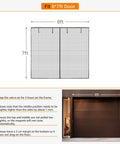 Garage Door Screen For 2 Car 16x7 Feet Retractable Magnetic Self Closing Mesh Net installed on 8x7 ft garage door.