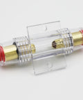 Inline AGU Fuse Holder For 4 To 10 Gauge Wire With Four 60A Fuses Two Pack For Car Audio Alarm Amplifier Compressor Marine Auto Parts