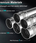 Gen 3 Pole Mount Kit For Starlink Outdoor Ground Pole With No Dig Spiral Anchor 10 Ft Stainless Steel poles with specifications