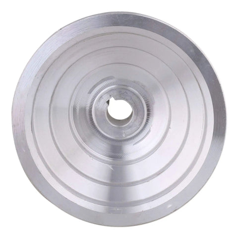 Aluminum 19mm Bore A-Type V-Shaped Pagoda Pulley, 5 Slot 5-Step Belt Pulley For V-Belt And Timing Belt Systems, top view