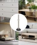 Four Piece Nylon Furniture Levelers Adjustable Swivel Table Feet M12 Thread on furniture in living spaces for stability.