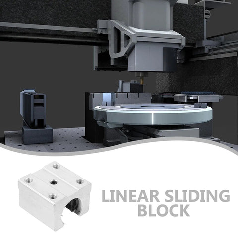 Two Pack Linear Guide Sliders Aluminum Alloy Blocks With Rust Resistant Build And Easy Maintenance for machinery system