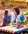 250th Anniversary Patriotic Fourth Of July Picnic Table Cover With Bench Covers 72 By 30 Inch Fitted Rectangle Tablecloth