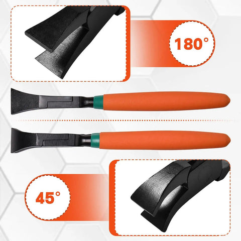 Rugged Pro Grade 7 Inch Hand Seamer For Sheet Metal Bending And Flattening With Sharp 45 Degree Bend Design Knockout For HVAC Ducting Auto Frame Repair And Aluminum Edging Beating Tough Bends Like A Boss