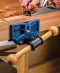 7 Inch Quick Release Workbench Vise With Drilled Jaws For Easy Wooden Pad Attachment, Pop Up Dog On Face For Panel Clamping