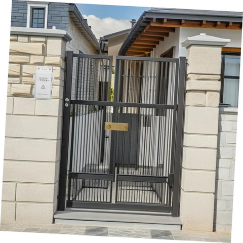 Heavy Duty Outdoor Electrical Enclosure Plastic Junction Box Waterproof For Surveillance Cameras And Electronic Components Systems Built To Last Through Rough Weather With Super Easy Install near a modern gated entrance.