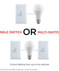 Z-Wave Smart Light Switch With QuickFit And SimpleWire, Plug And Play Installation, 3 Way Ready, Works With Alexa And Google Assistant