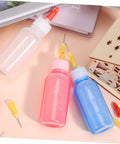 Heavy Duty Squeeze Applicator Bottle 30Ml Precision Dispenser For Woodworking Tattoo And Diy Crafts with interchangeable needle nozzle tips.