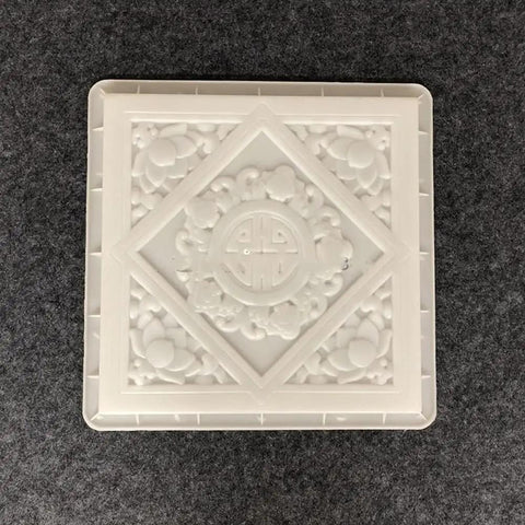 DIY Garden Walkway Paving Mold Reusable Cement Brick Square Stepping Stone Form For Patio Courtyard Paths Durable ABS Concrete Molding Tool