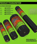 Heavy Duty 3x50ft Weed Barrier Landscape Fabric 3.2oz Geotextile Ground Cover Mat for Landscaping and Garden