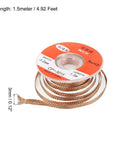 Desoldering Wick Braid No Clean Solder Removal Wire 0.12 Inch Wide 4.92 Feet Long Oxygen Free Copper 5 Pack on spool