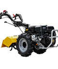 Workhorse Power Rear Tine Tiller Cultivator With 420cc 13.5 HP Gas Engine 8 Inch Tilling Depth Full Gear Drive Transmission Heavy Duty Rototiller For Large Plots And Tough Soil Prep