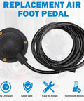 Heavy Duty Air Foot Pedal Switch With 8 Foot Hose For Air Activated Drain Cleaning Machines A Real Workhorse That Fits Ridgid K 400 K 380