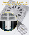 Disposable Shower Drain Covers That Are Absolute Lifesavers For Stopping Hair Clogs Cold Easy Peel Mesh Screens For Bathtubs And Floor Drains 10 Pack on floor drain preventing pests.