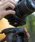 Attaching camera on 44mm Quick Release Tripod Plate Mount Adapter For Cameras And Video Gear Universal 1 3 4 Inch Square Base