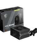 Semi Modular 650W ATX Power Supply With Low Noise 120mm Fan, 80 Plus Bronze Efficiency, shown with box packaging
