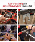 Step-by-step installation of Rear Live Axle Bearing Kit 1 Inch Universal Fit For Go Karts Mini Bikes Trikes And Off Road ATVs